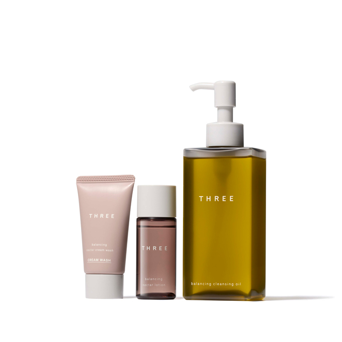 THREE バランシング クレンジング オイル N トライアル セット ネクター