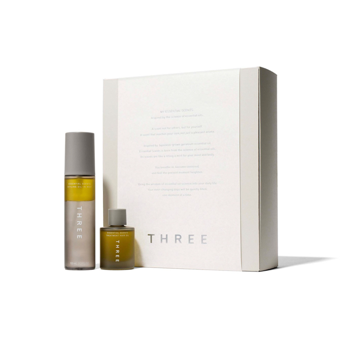 THREE エッセンシャルセンツ ヘアスタイリング セット