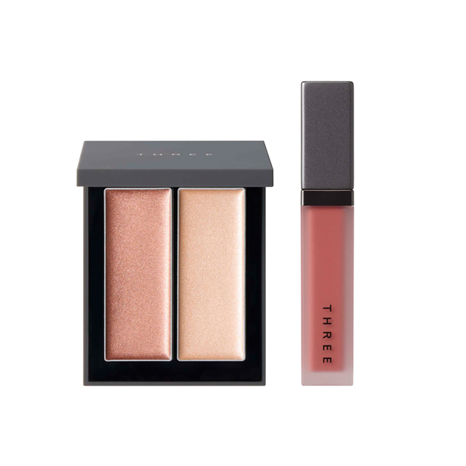 THREE グロー デュオ R & リップジェム セット